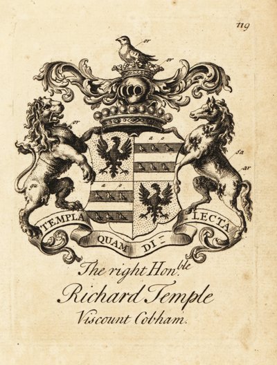 Sağ Saygıdeğer Richard Temple arması by Andrew Johnston