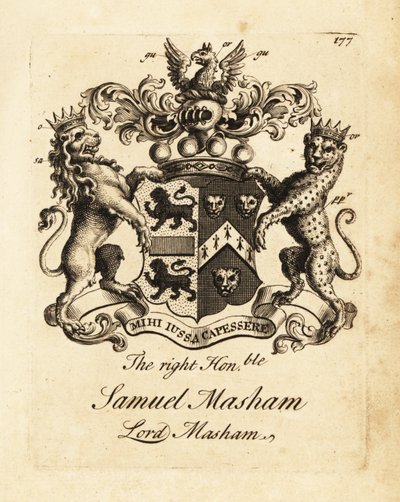 Saygıdeğer Samuel Masham, Lord Masham