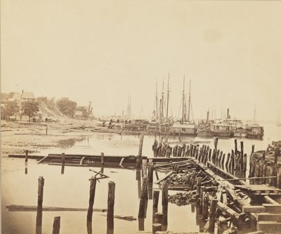City Point, Virginia, c.1861-1865 (albüm baskısı) by Andrew Joseph Russell