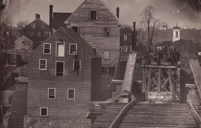 Burnside Saldırısından Sonra Köprünün Sonu, Fredericksburg, Virginia by Andrew Joseph Russell