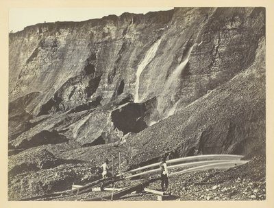 Hidrolik Altın Madenciliği, Yakın Dutch Flats, California, C. P. R. R. by Andrew Joseph Russell