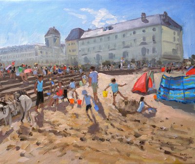 PARLAK SABAH, LLANDUDNO ,2009, (tuval üzerine yağlı boya) by Andrew Macara