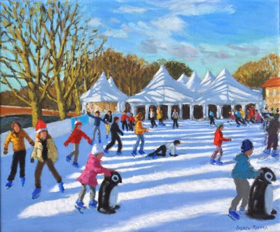 Aydınlık sabah, Hampton Court Palace Buz Pisti, Londra, 2018, by Andrew Macara