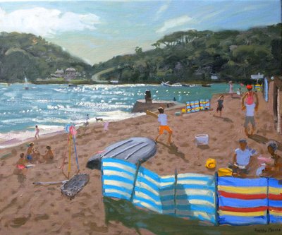 Cricket, 2010 (tuval üzerine yağlı boya) by Andrew Macara