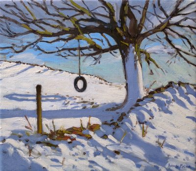 Salıncak, 2011 (tuval üzerine yağlı boya) by Andrew Macara