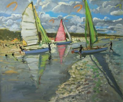Üç Yelkenli, Bray Dunes, Fransa by Andrew Macara