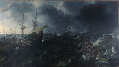 İnebahtı Savaşı by Andries van Eertvelt