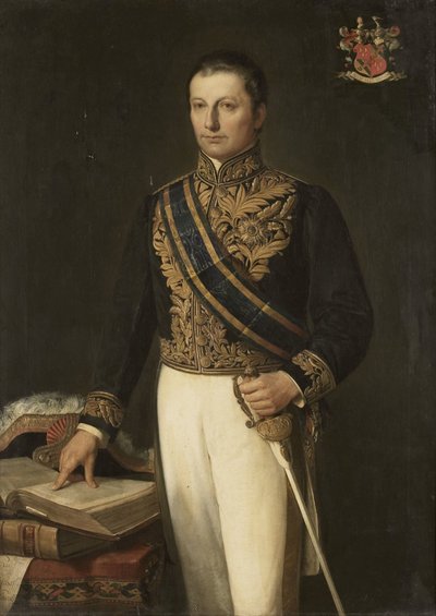 Cornelis Theodorus Elout (1767-1841). Genel Komiser (1816-19) by Andries van den Berg