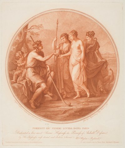 Paris'in Yargısı by Angelica (after) Kauffman