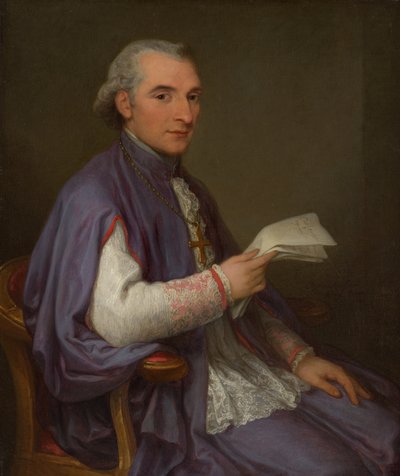 Monsenyör Giuseppe Spina 1756-1828, 1798. by Angelica Kauffmann
