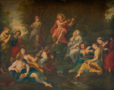 Apollon ve İlham Perileri, 1772 by Angelica Kauffmann