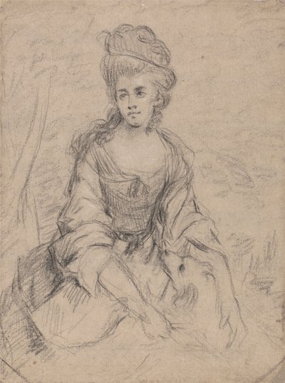 Bir Bayanın Portresi by Angelica Kauffmann