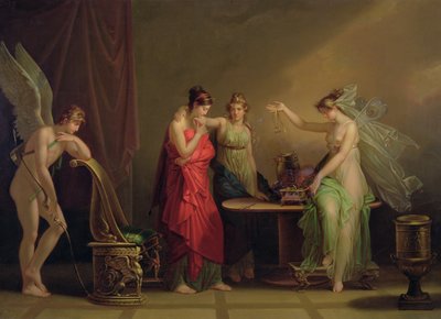 Cupid ve Psyche Efsanesi by Angelica Kauffmann