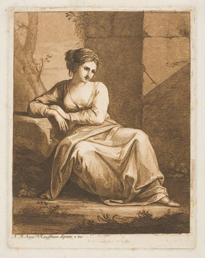 İlham perisi by Angelica Kauffmann