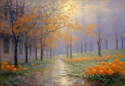 Florals 96, c.2024 (tuval üzerine yağlıboya) by Angelita Hawke