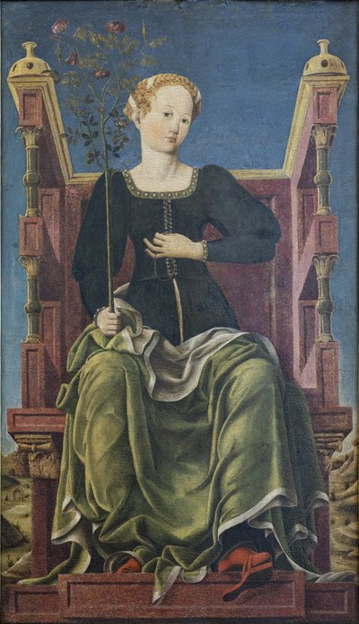 Muse Erato, yaklaşık 1455. by Angelo Maccagnino