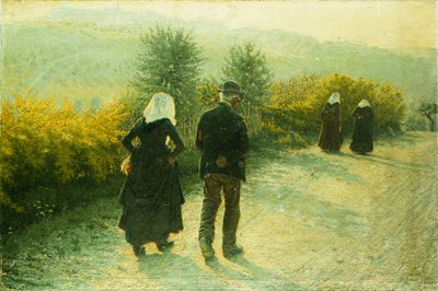 Pazar, 1890 by Angelo Morbelli