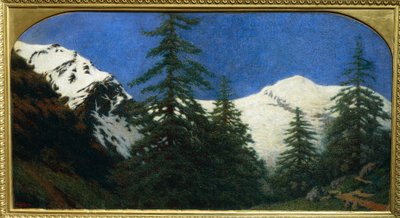 Yüksek dağlar by Angelo Morbelli