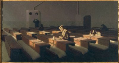 İtalya, Venedik, Kalanların Noeli by Angelo Morbelli