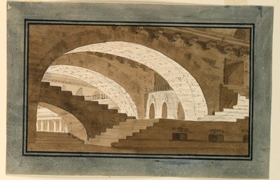 Sahne Tasarımı, Saray Bodrum İçi by Angelo Toselli