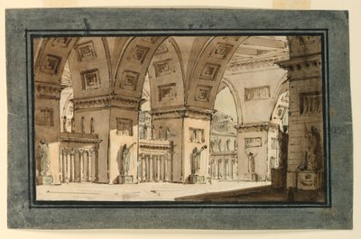 Sahne Tasarımı, Saray İçi by Angelo Toselli
