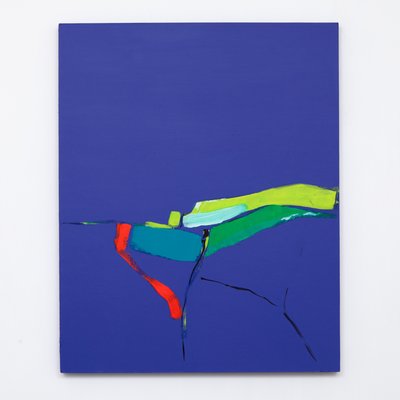 End of the Land, 2012, gemide akrilik by Angie Kenber