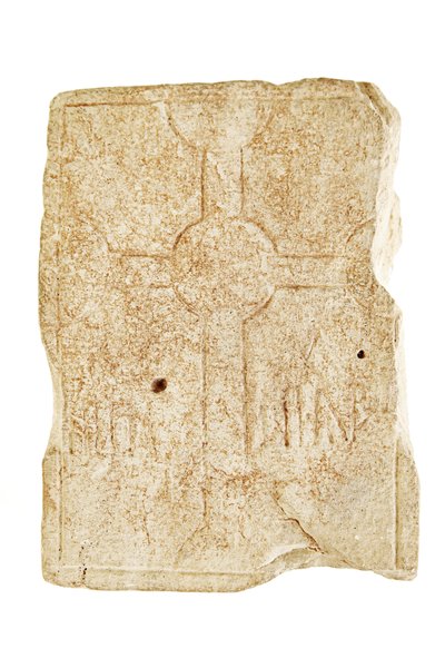 Mezar işareti, 7. yüzyılın ortalarından 8. yüzyılın ortalarına kadar (kireçtaşı) by Anglo Saxon Anglo Saxon