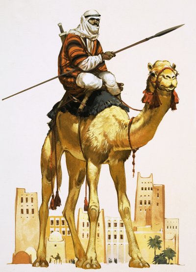 Deve üzerinde Arap by Angus McBride