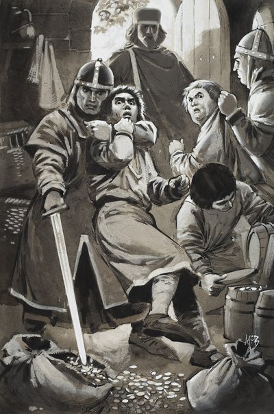 Forgers (kağıt üzerine guaj) by Angus McBride