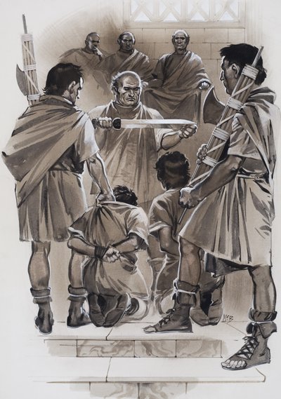 Lucius Junius Brutus (kağıt üzerine guaj) by Angus McBride