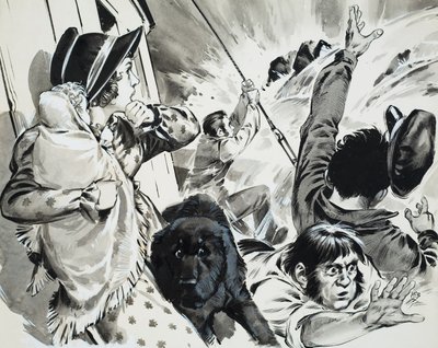 Mississippi Vapuru (kağıt üzerine guaj) by Angus McBride
