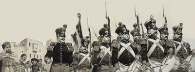 Fransız Yabancı Lejyonu (kağıt üzerine guaj) by Angus McBride