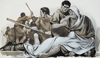 Tiberius Gracchus (kağıt üzerine guaj) by Angus McBride