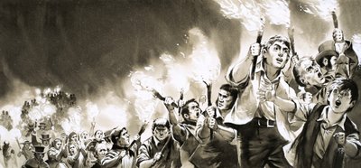 Mısır Yasası Karşıtı Birlik yararına fener alayı by Angus McBride