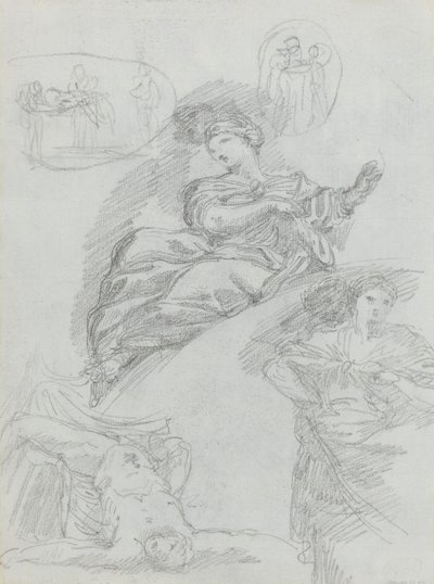 Şekil Çalışmaları [verso] by Anicet Charles Gabriel Lemonnier