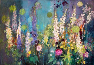 Darkening Garden, Chelsea, 2019 (Akrilik) by Ann Oram
