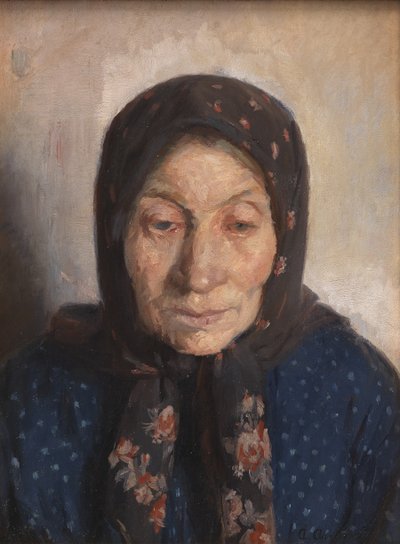 Yaşlı Bir Balıkçının Karısı by Anna Ancher