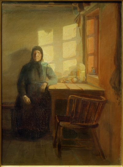 Güneş ışığında kör by Anna Ancher