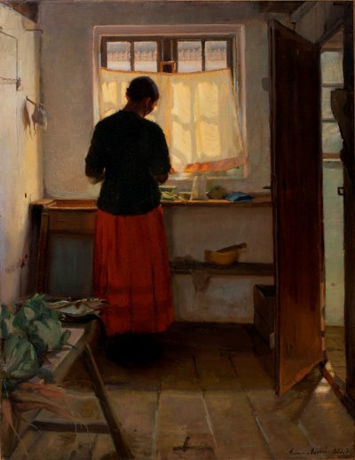 mutfakta hizmetçi by Anna Ancher