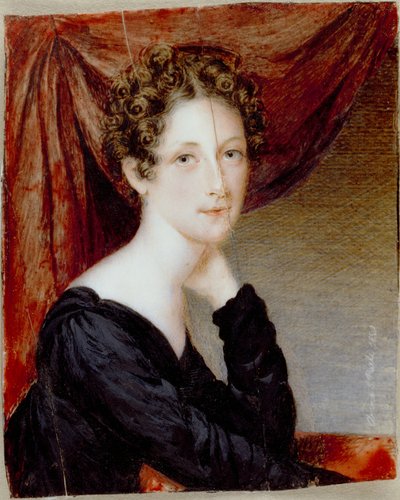 Rosalba Peale, 1820 (tuvalet fildişi) by Anna Claypoole Peale