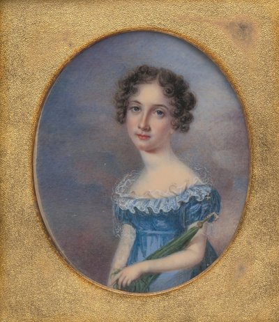 Sarah Ann Beck, yaklaşık 1818. by Anna Claypoole Peale