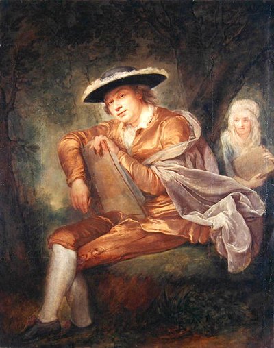 E.F. Thersbusch, Ressamın Kocası (tuval üzerine yağlı boya) by Anna Dorothea Therbusch