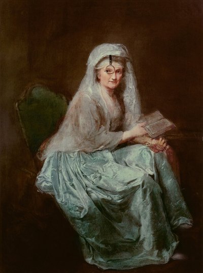 Tek gözlüklü otoportre, 1777 by Anna Dorothea Therbusch
