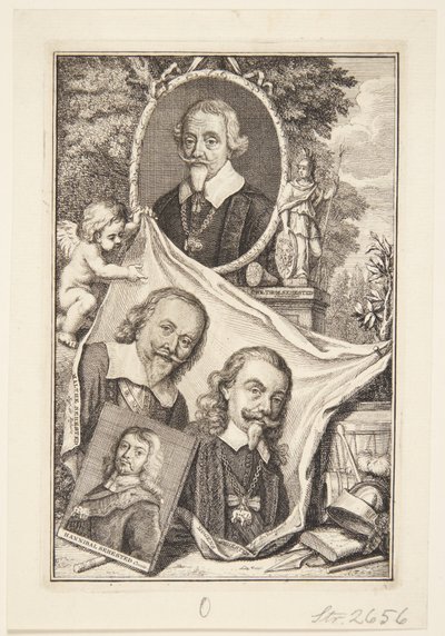 Sehested ailesinin üyelerinin grup fotoğrafı by Anna Folkema