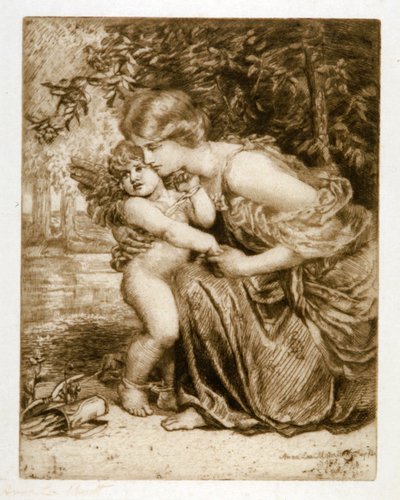 Aşk Tanrısına Bağlı, 1908. by Anna Lea Merritt
