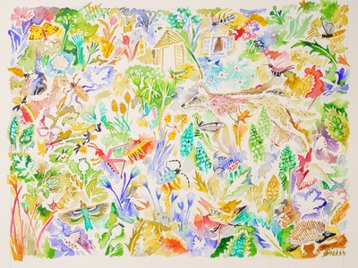1 Swansong, 2023 (suluboya) by Anna Pugh