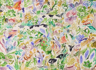 2 Swansong, 2023 (suluboya) by Anna Pugh