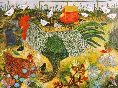 A Doodle Do, 2017 (akrilik) by Anna Pugh