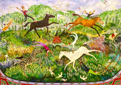 Ve Bir Sonraki Numaram İçin, 2017 (akrilik) by Anna Pugh
