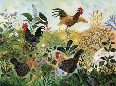 Boys on the Block, 2001 (akrilik) by Anna Pugh